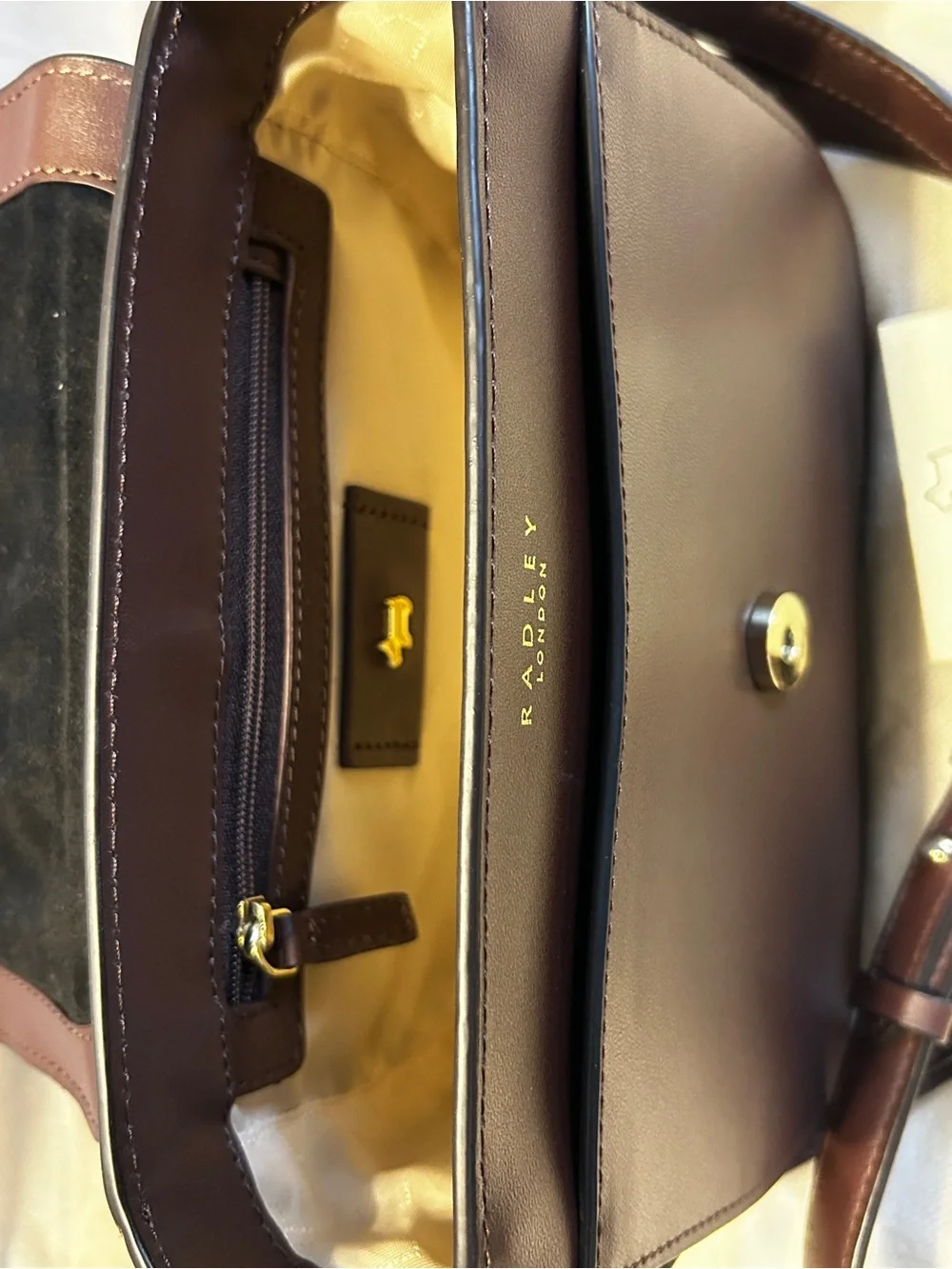 Radley London Women’s Saddle Crossbody Bag in Deep Brown